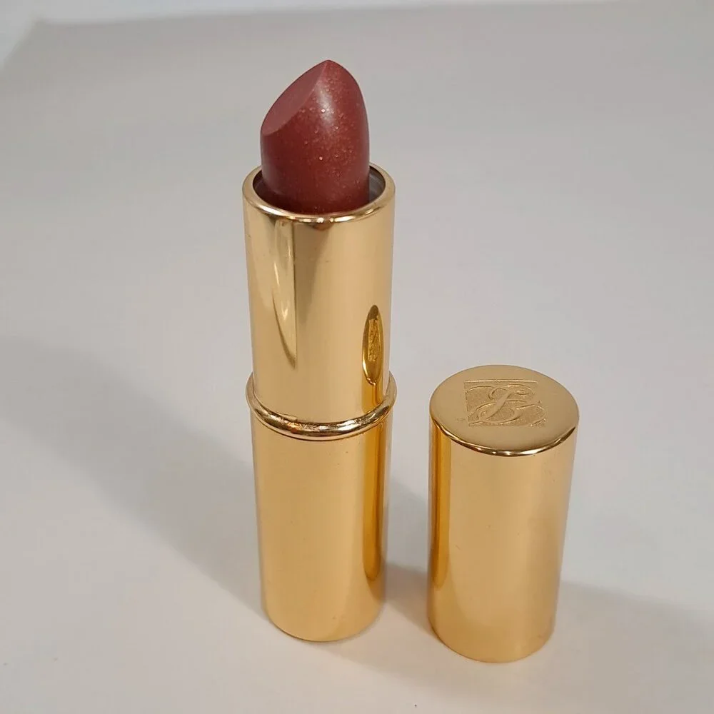 NEW Estee Lauder‎ Pure Color 87 Sunstone Long Lasting Lipstick gold tube lip